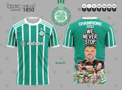  AWAY GREEN WHITE STRIPS WE NEVER STOP #1850