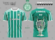 AWAY GREEN WHITE STRIPS LISBOA #1852