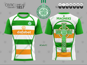 NEW CELTIC GREEN WHITE ORANGE #1857