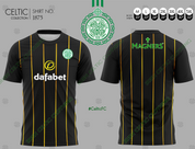 Black shirt with yellow line 02 #1875 