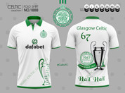 Celtic Lisboa green  white polo #1888
