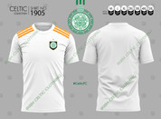 CELTIC WHITE ORANGE STRIP #1905