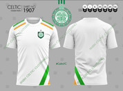 CELTIC WHITE TRI COLOR  STRIP #1907