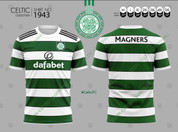 GREEN AND BLACK HOOPS #1943