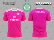 CELTIC PINK AND WHITE #1946