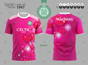 CELTIC PINK HEARTS #1947