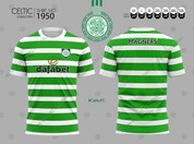  LIGHT GREEN SML HOOPS #1950