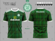 GREEN TARTAN SQUARE #1953