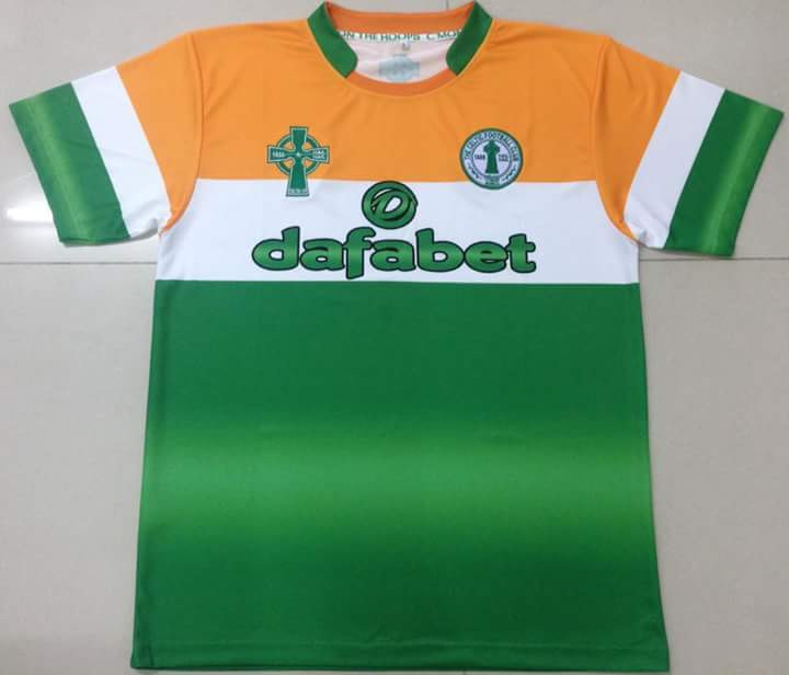 green celtic top