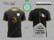 Black ireland free derry jersey #1991