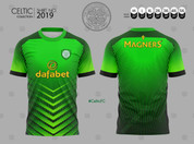 CELTIC DOWNWARD BLACK AND GREEN #2019