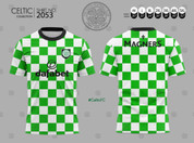 CELTIC CHESS WHITE AND GREEN #2053