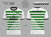 CELTIC WHITE GREEN #2048