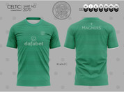 CELTIC CLOVER GREEN T-SHIRT #2070
