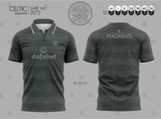 CELTIC CLOVER GREY POLO #2072