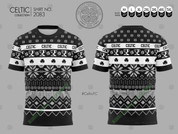 CELTIC Christmas Jersey black #2083