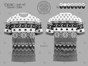 CELTIC Christmas Jersey grey #2084