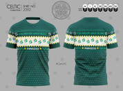 CELTIC CHRISTMAS YOU NAVER WALK ALONE GREEN #2092