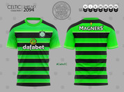 CELTIC CANDY STRIPE GREEN #2094