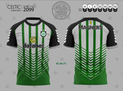 CELTIC LIGHT ARROWS GREY AND GREEN #2099