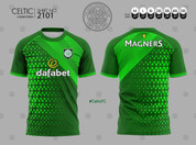 CELTIC TRIANGLE HALFTONE GREEN #2101