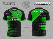 CELTIC TRIANGLE HALFTONE BLACK #2103
