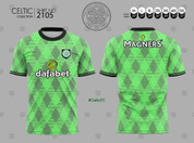 CELTIC CHECKER SOFT GREEN #2105