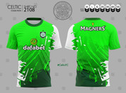   CELTIC GOTAS GREEN WHITE #2108