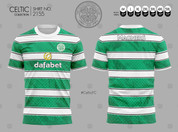 CELTIC HOME PAINT JERSEY BLACK LINE #2155