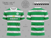 CELTIC HOME ART JERSEY BLACK LINE #2156