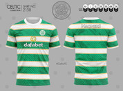 CELTIC HOME PAINT JERSEY ORANGE LINE #2158