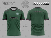 CELTIC CR SMITH HALFTONE DOTS DARK GREEN #2163