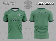 CELTIC NEW HALFTONE DOTS GREEN #2166
