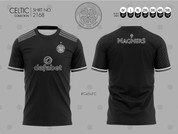 CELTIC NEW HALFTONE DOTS BLACK #2168