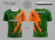 CELTIC UNGUIBUS GREEN AND ORANGE #2133