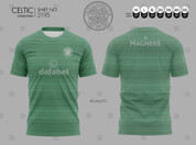 CELTIC DOT AND LINE GREEN JERSEY #2195