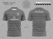 CELTIC DOT AND LINE GERY JERSEY #2197