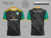 CELTIC SPLENDIDA BLACK AND YELLOW #2206