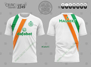 CElTIC IRISH FLAG WHITE #2249