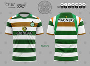 CElTIC WHITE GREEN ORANGE #2257