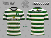 CELTIC GREEN WHITE ORANGE #2294