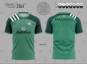 celtic 3 white strip #2383