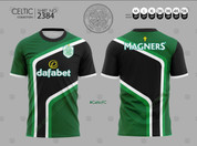 celtic black green #2384