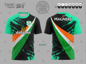 CELTIC BLACK GREEN TRI COLOR #2413