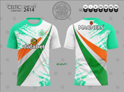 CELTIC GREEN WHITE TRI COLOR #2414