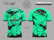 CELTIC GREEN AND BLACK #2487