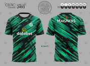 CELTIC GREEN AND BLACK #2493