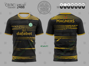 CELTIC BLACK AND GOLD  #2488