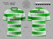 CELTIC WHITE AND GREEN #2524