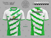 CELTIC WHITE AND GREEN #2521